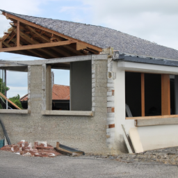 Extension de maison avec chambre d'amis Périgueux